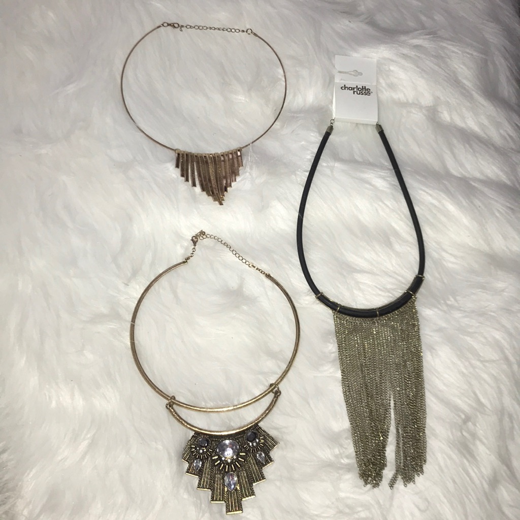 Charlotte Russe Bib Necklaces 10$